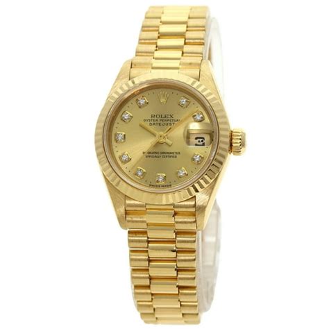 k18 d'r rolex band|ROLEX 69178G Datejust 10P Diamonds R Number K18 Ladies .